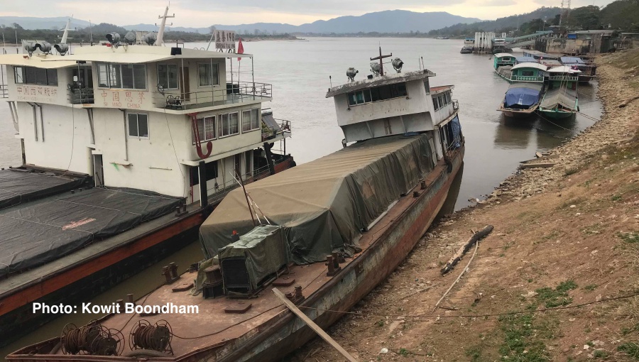 Navigation in Mekong River warned as water level recedes 