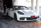 Porsche car in flames after overnight charging 