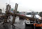 Freak storm wrecks havoc in Thanyaburi district of Pathum Thani