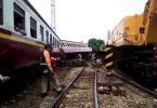 Train derails near Hua Lamphong station, but no passengers hurt