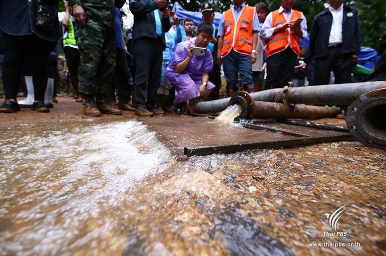 Draining water out of cave the biggest challenge