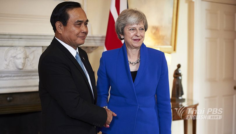 Theresa May calls for “free and open elections” in Thailand
