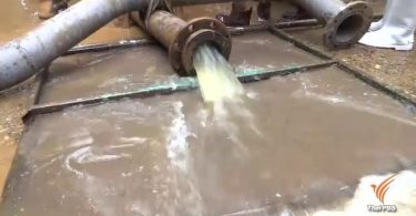 Water pumps resume operating to drain water out of cave