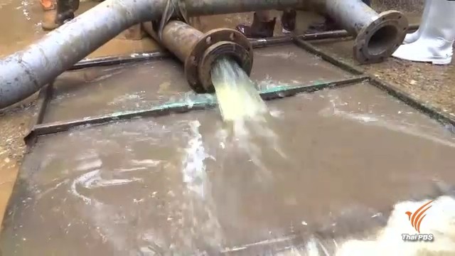 Water pumps resume operating to drain water out of cave