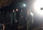 Navy Seals frog men find markings left by trapped football team in underwater cave