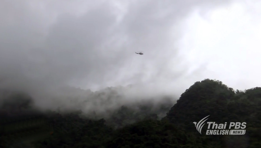 A seal reinforcement team flown to Chiang Rai to assist in rescue operations