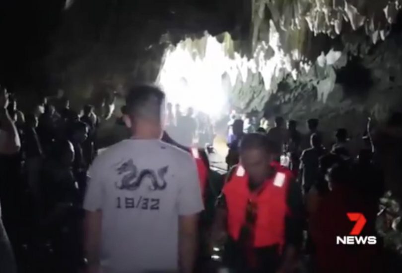 Thailand: Huge rescue operation launched for boys’ football team feared trapped in flooded cave