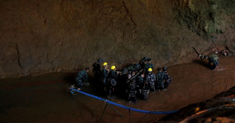 Thailand Cave Rescuers Report Some Progress in Search for Soccer Team