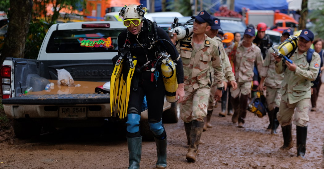 Thai Cave Search Turns to How to Rescue Trapped Team