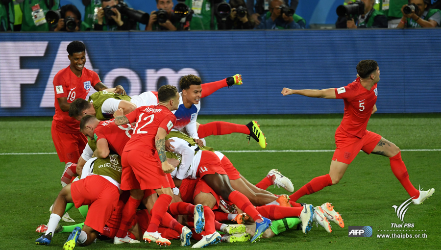England wins first World Cup penalty shootout