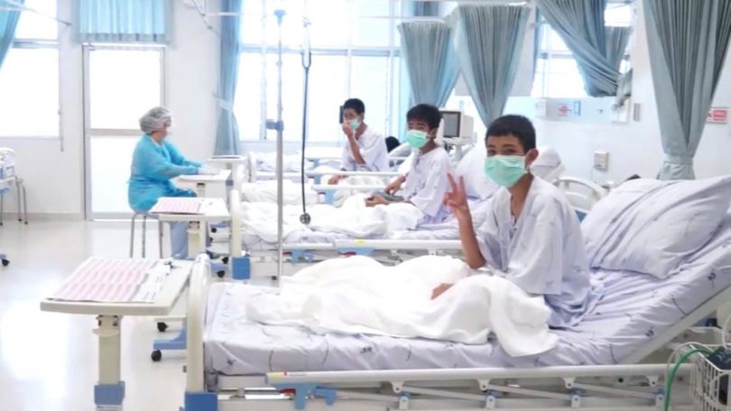 Thai Soccer Team Recuperates After Rescue Mission