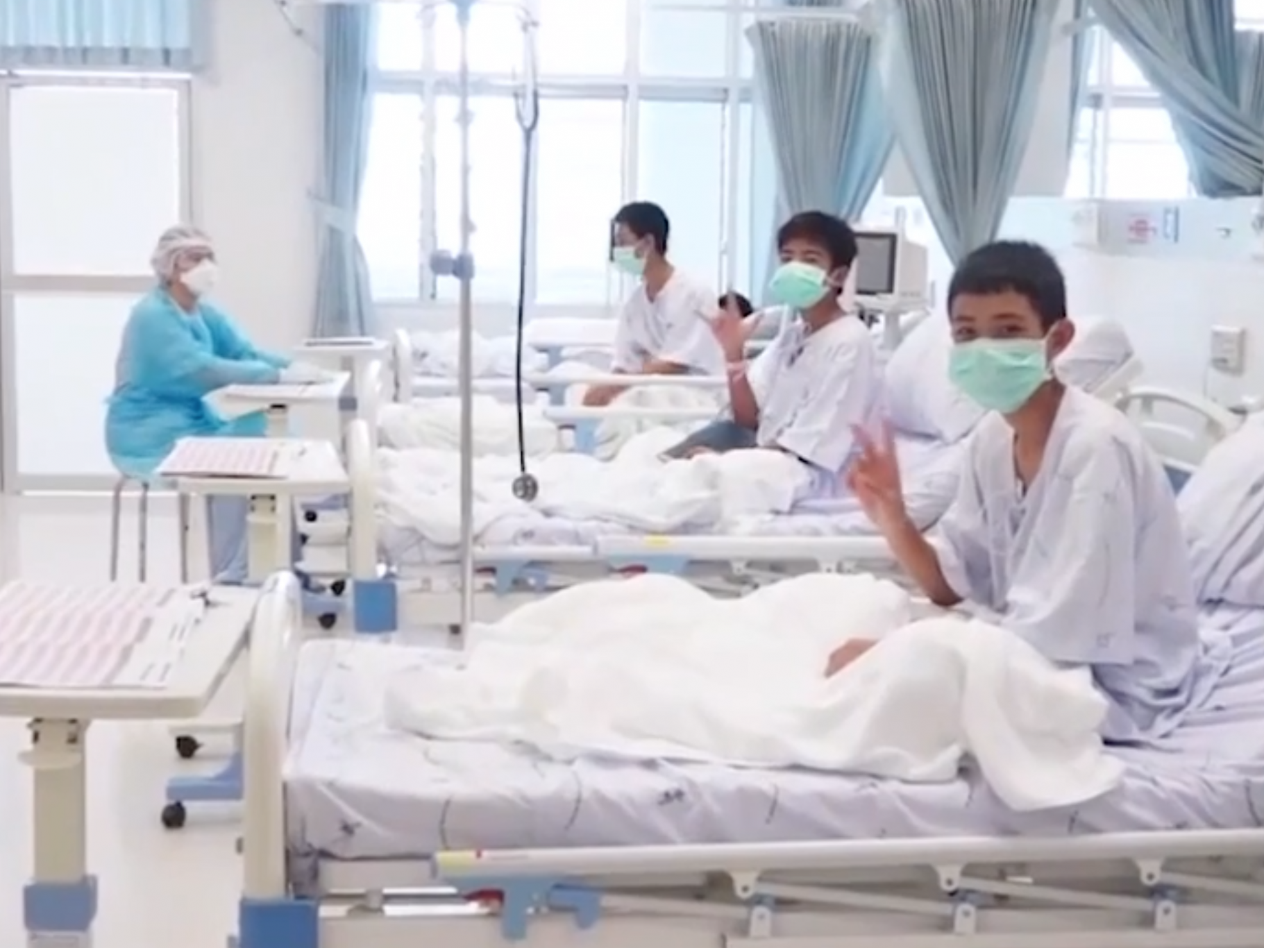 Thai cave rescue boys told to ‘make most of their lives’ by departing navy SEAL commander