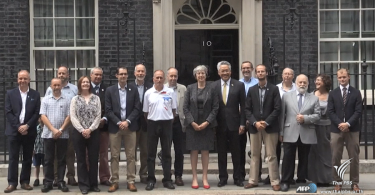 PM Theresa May honours British cave divers
