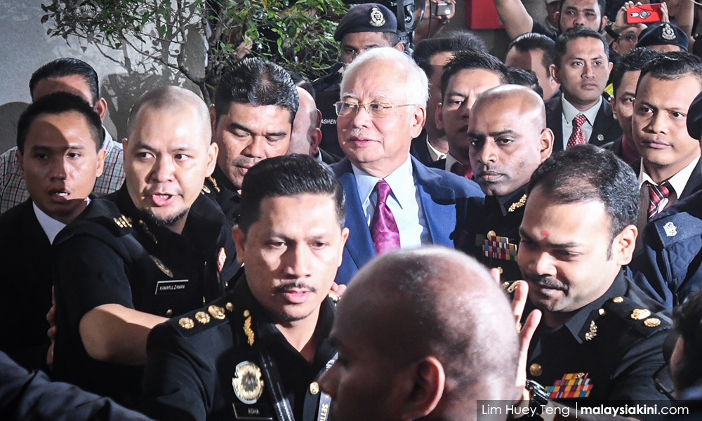 Najib slapped with three counts of charges