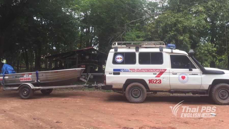 Thai rescue team arrives in Laos to help victims of dam collapse