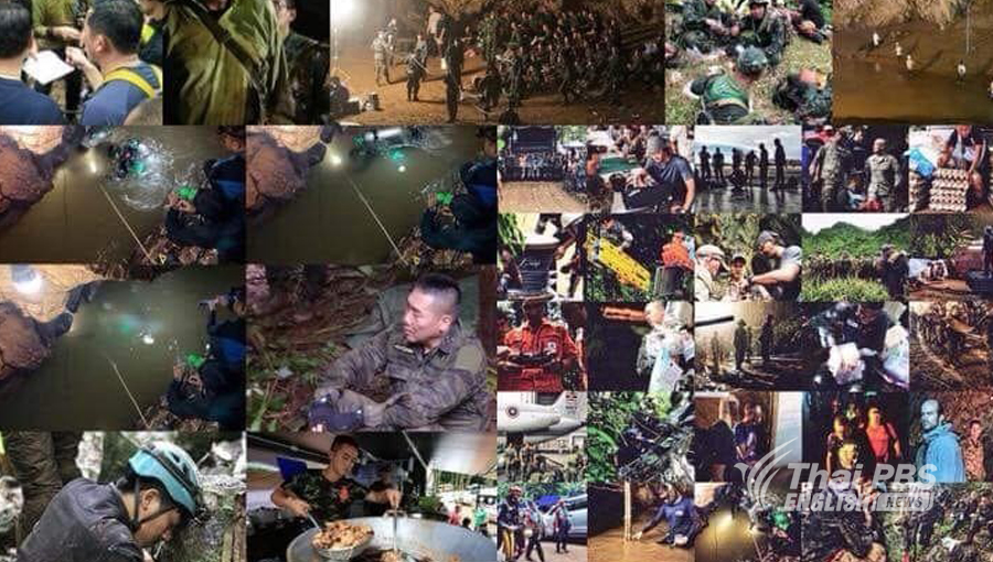 “Wild Boars” thank their “heroes” on Facebook