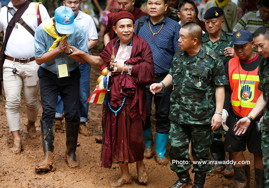 Monk Who Predicted Thai Cave Rescue Hailed for ‘Intervention’