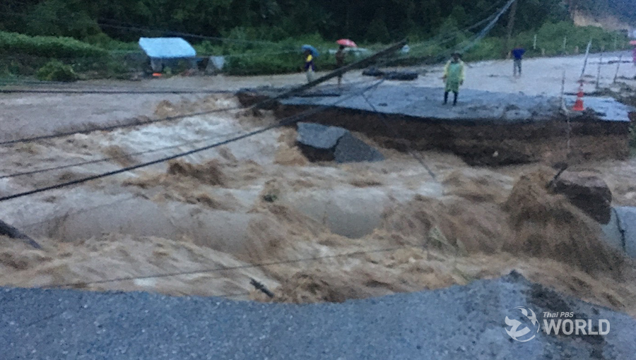 Heavy rain forces closure of highway linking Chiang Mai-Chiang Rai  |