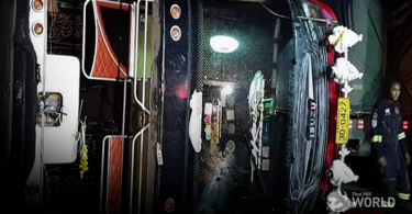 Myanmar worker dead, 12 injured in bus accident in Tak  |