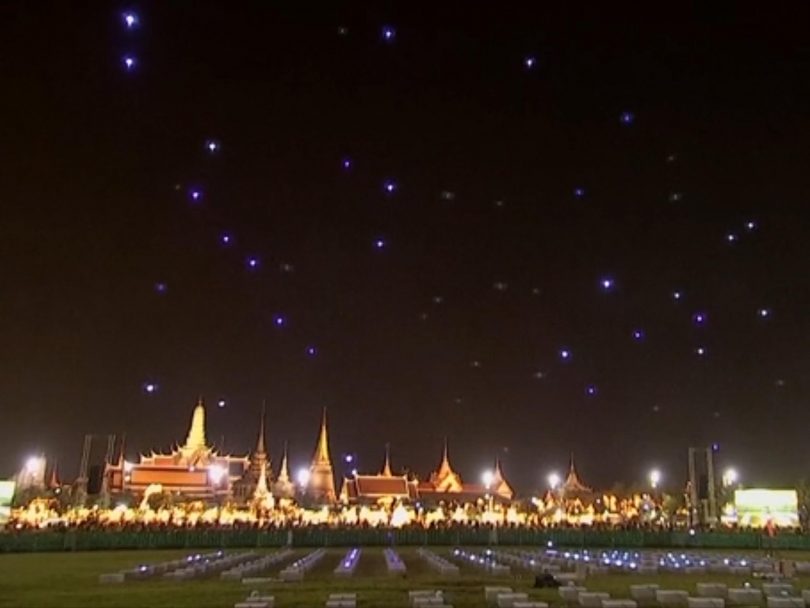 Stunning drone light show celebrates Thai King’s coronation