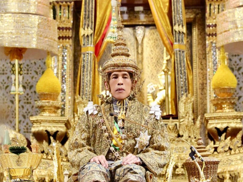 Thai King Vajiralongkorn crowned at start of three day ceremony which transforms him into living god