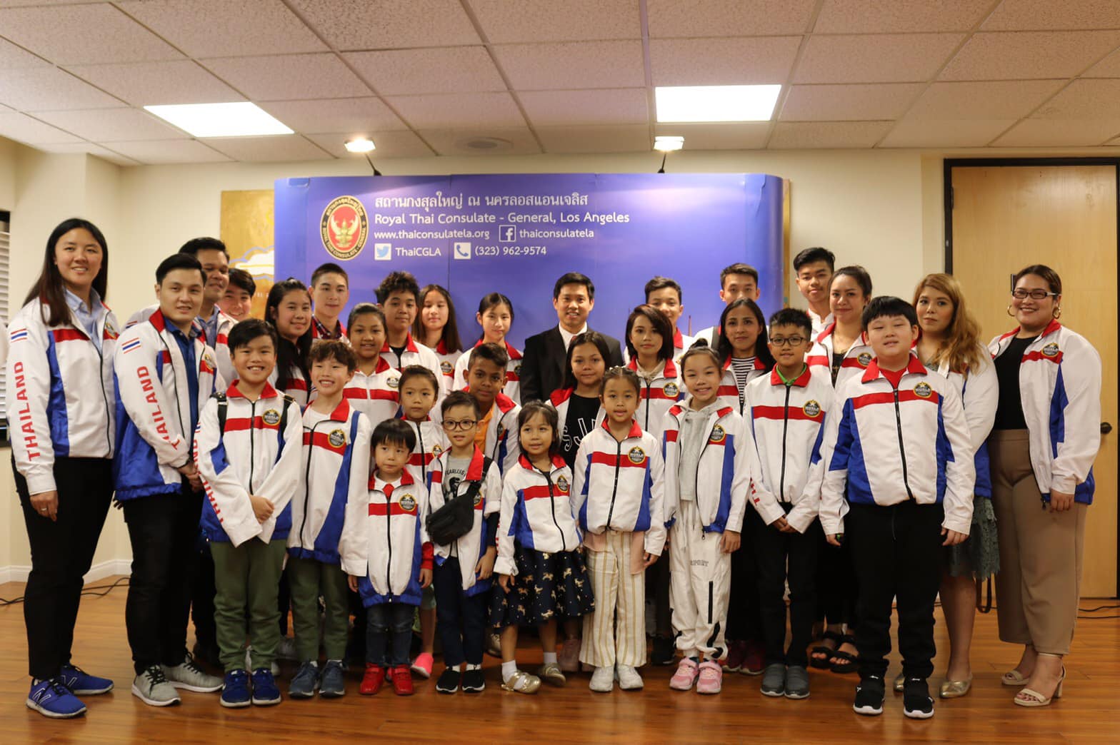 สถานกงสุลใหญ่ ให้การต้อนรับและอำนวยพรให้เยาวชนไทยที่เข้าร่วมการแข่งขัน World Championships of Performing Arts