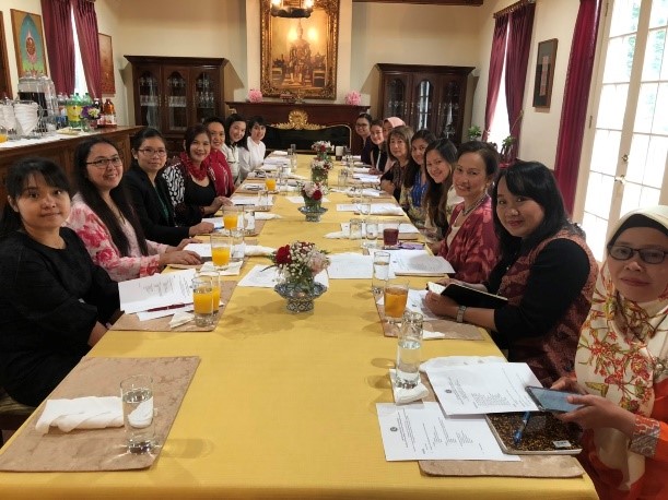 การประชุมเตรียมการงาน ASEAN BAZAAR ของสมาคมสตรีอาเซียนประจำนครลอสแอนเจลิส (The ASEAN Women Circle of Los Angeles – AWCLA)