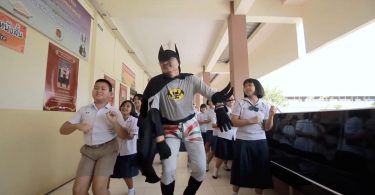 Coronavirus: Thai teacher dresses like Batman and uses music to ‘fight the coronavirus’ in community