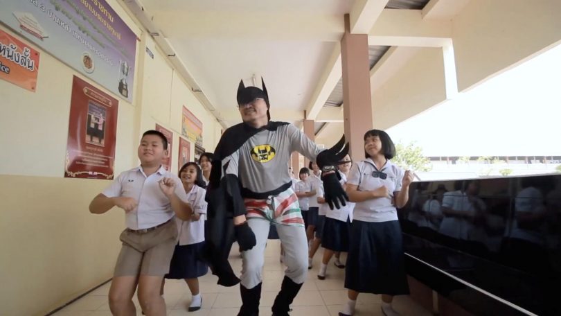 Coronavirus: Thai teacher dresses like Batman and uses music to ‘fight the coronavirus’ in community