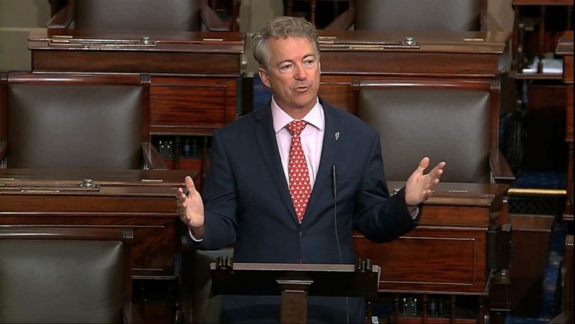 Rand Paul is 1st senator to report positive test for virus