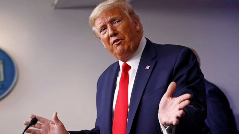 Trump says he intends to reopen country in weeks, not months