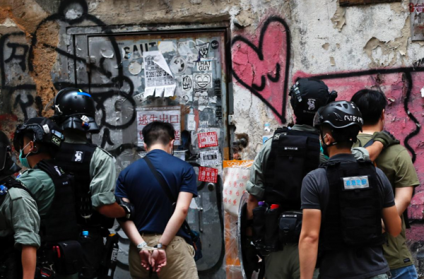 Hong Kong police arrest nearly 200 in first protest under new security law – Thai PBS World
