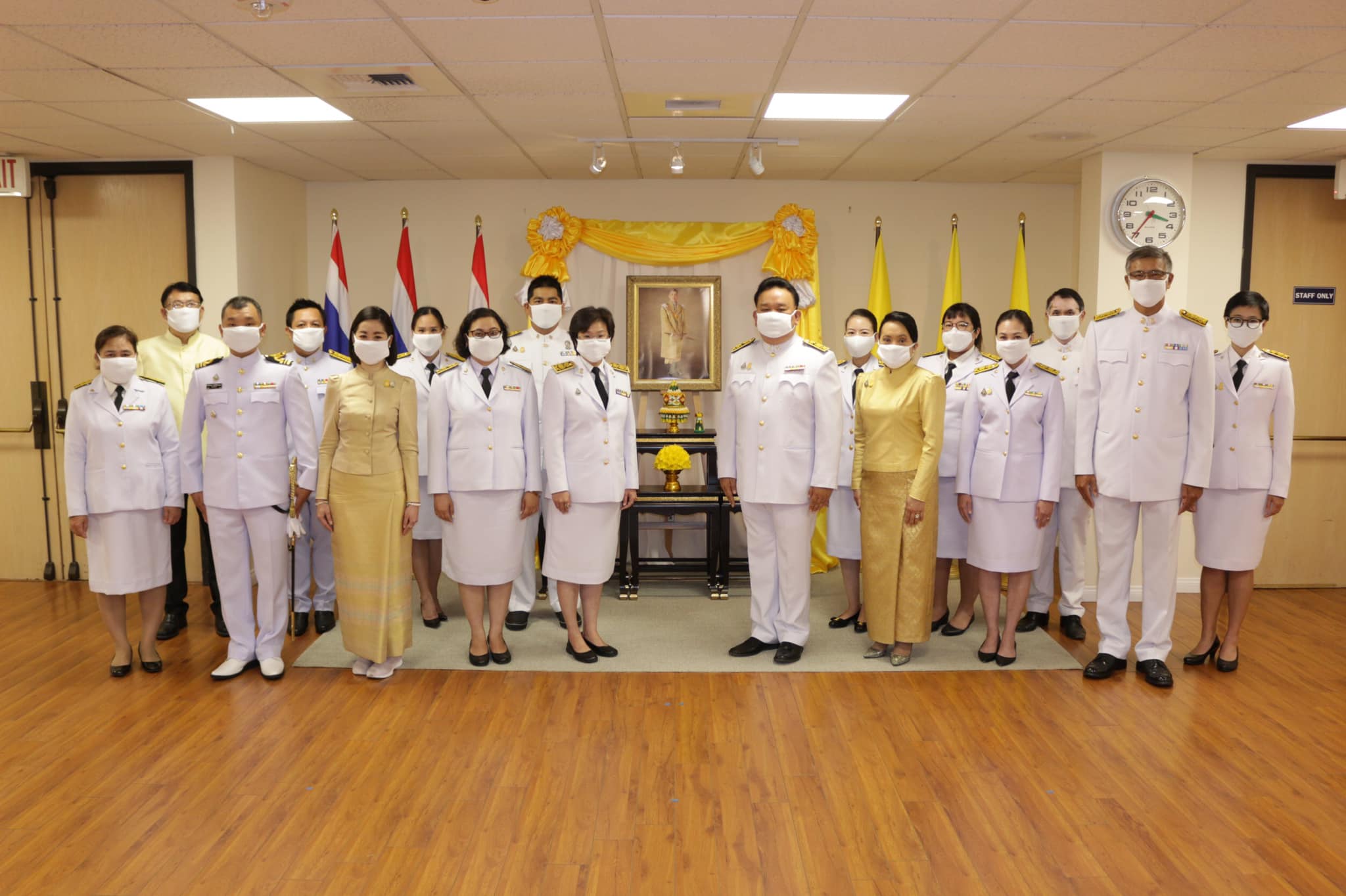 สถานกงสุลใหญ่ ณ นครลอสแอนเจลิสจัดพิธีเนื่องในโอกาสวันเฉลิมพระชนมพรรษา พระบาทสมเด็จพระปรเมนทรรามาธิบดีศรีสินทรมหาวชิราลงกรณ พระวชิรเกล้าเจ้าอยู่หัว