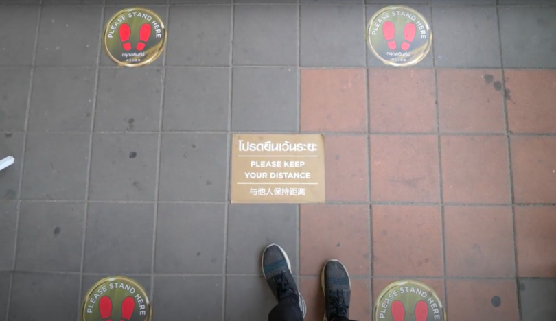 Explore the social-distancing measures adopted by malls in Bangkok with Mark Wiens