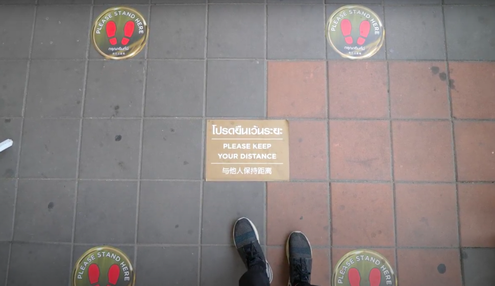 Explore the social-distancing measures adopted by malls in Bangkok with Mark Wiens