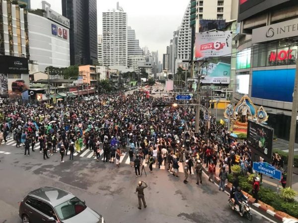 Protesters disperse declaring that Thailand’s protests don’t need a leader