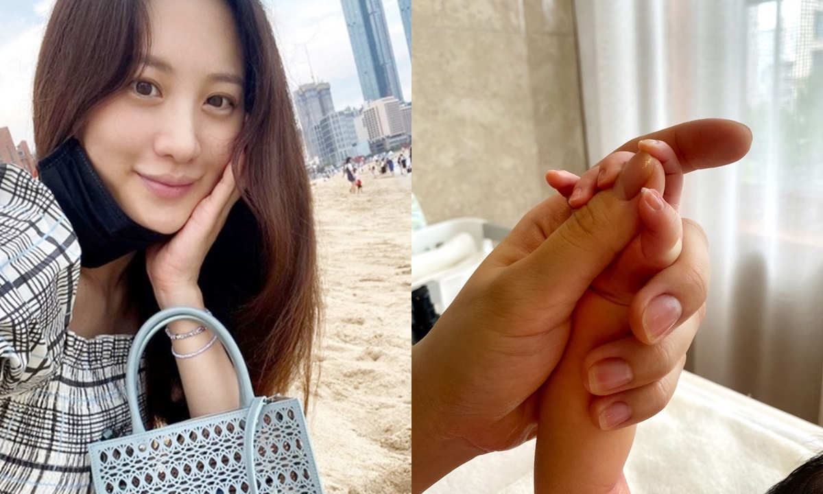 คุณแม่ป้ายแดง “คลอเดีย คิม” หรือ “ซูฮยอน” โพสต์ภาพคลอดลูกสาวแล้ว