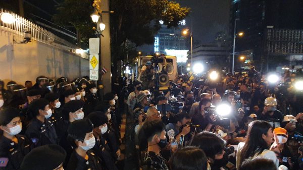 Protesters ended rally at Bangkok’s German Embassy