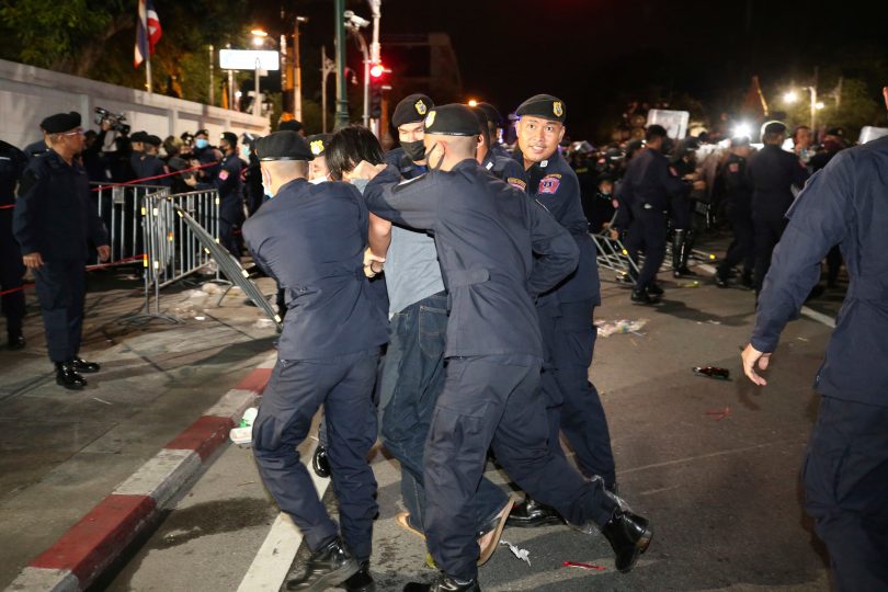 Thailand bans peaceful protests by emergency decree after calls to curb the power of the monarchy