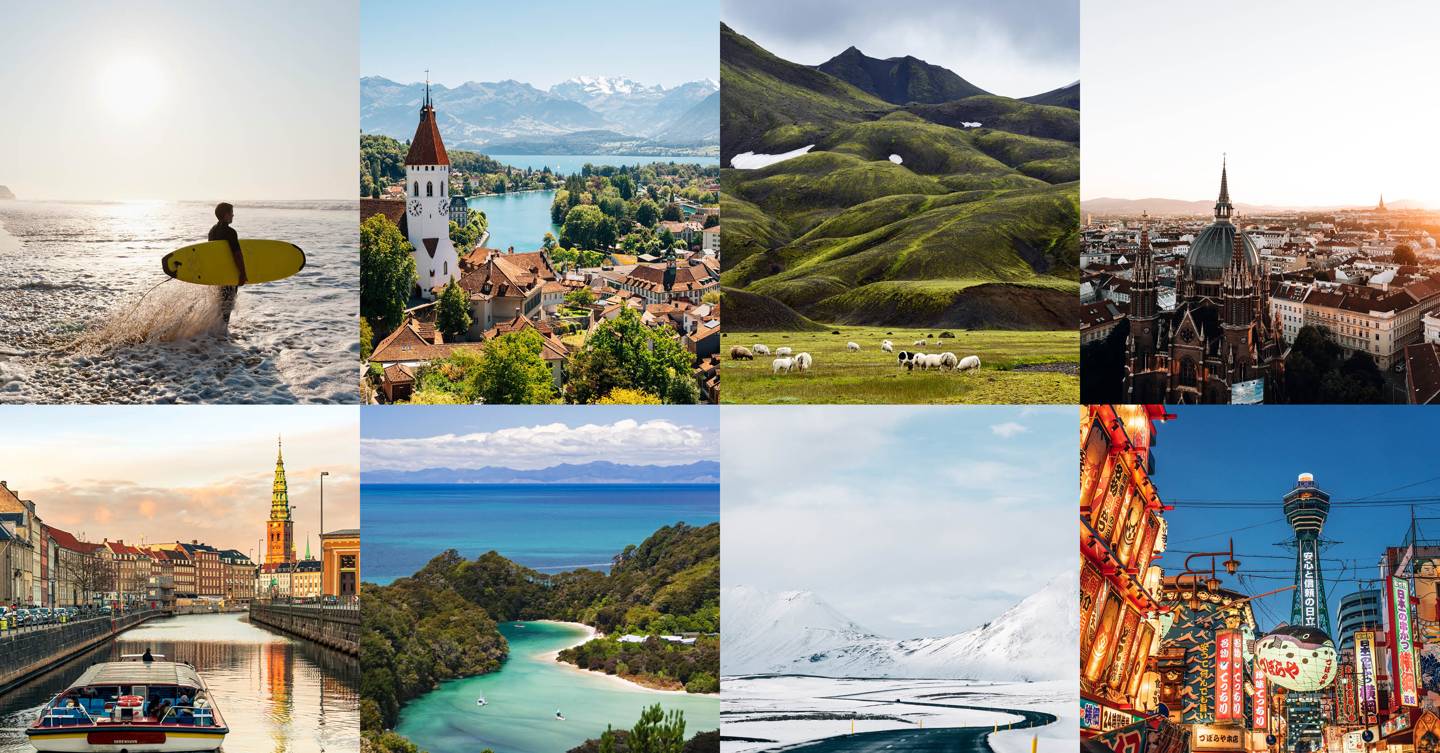 The most peaceful countries in the world
