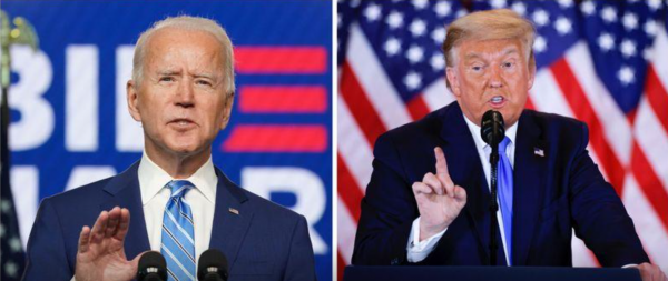 Vote counts push Biden closer to victory as Trump falsely claims election being ‘stolen’