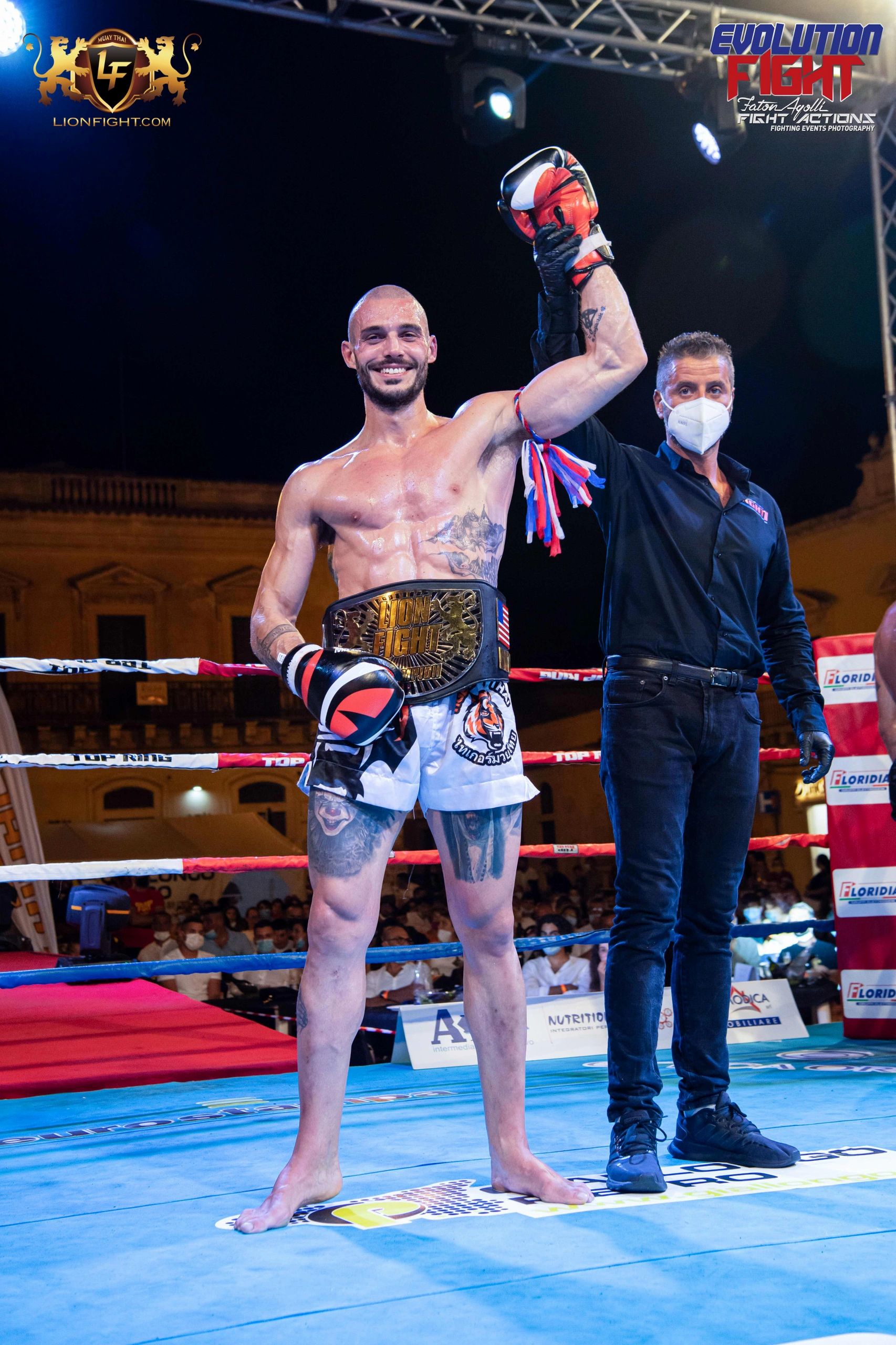 CARRARA CLAIMS WORLD TITLE AT ROAD TO LION FIGHT ITALY