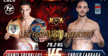 LION FIGHT RETURNS WITH WORLD TITLE BOUT IN ITALY