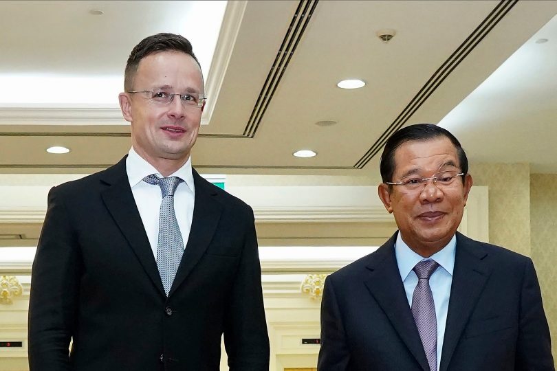 Cambodia bans state-organized events in capital over virus Thailand Hun Sen People Cambodia Péter Szijjártó