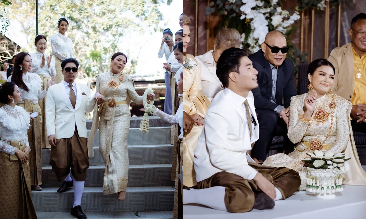 “โหน่ง ชะชะช่า” เผยภาพสุดชื่นมื่น “บุหรี่” ลูกชายคนเล็กเข้าพิธีวิวาห์แล้ว