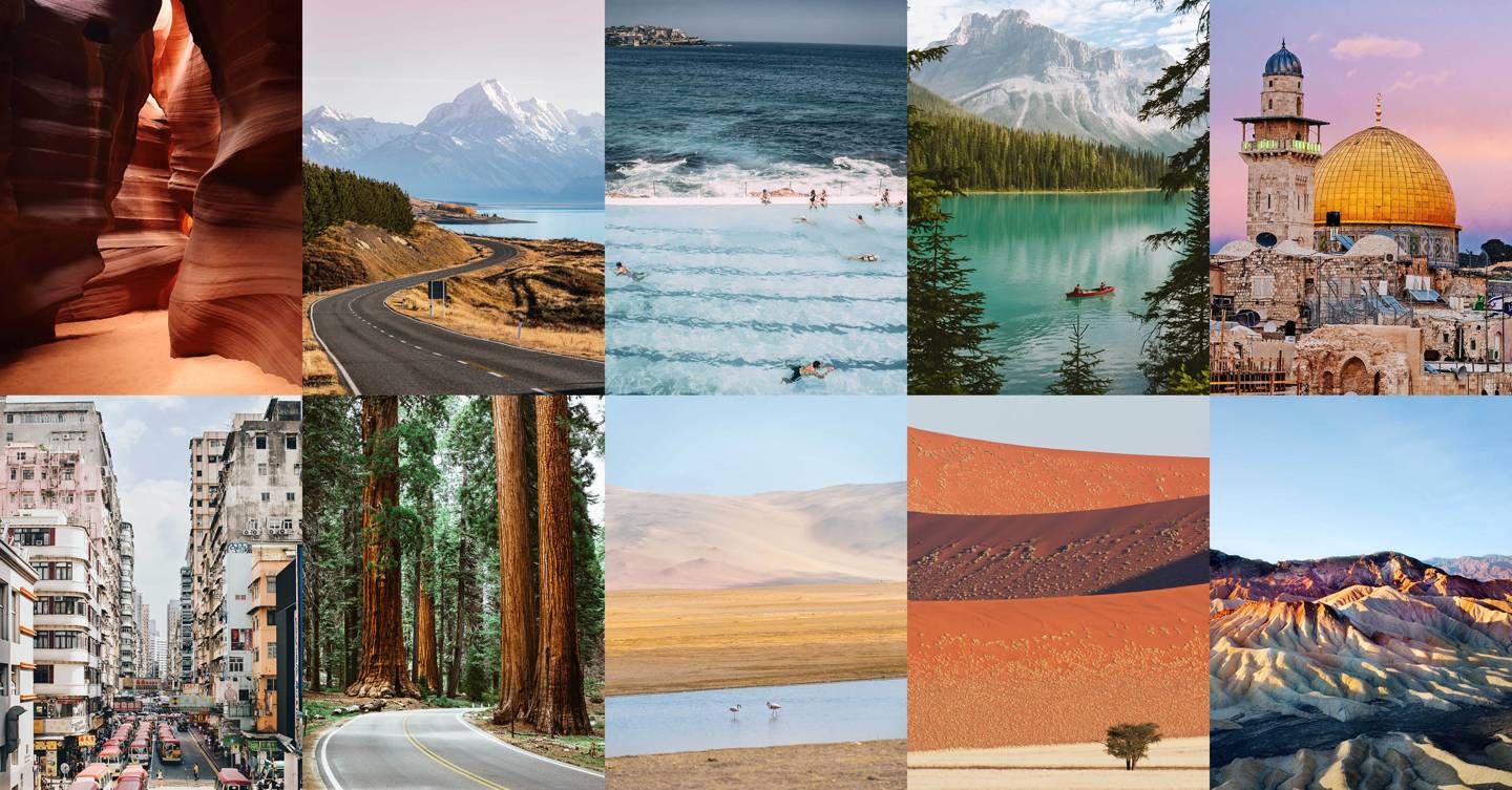 The 50 most beautiful places in the world
