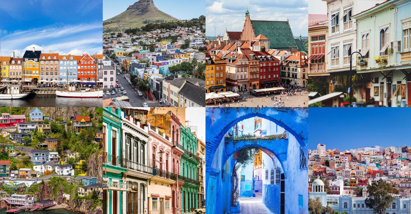 The most colourful cities in the world