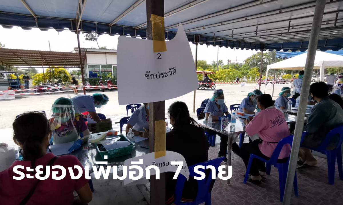 เปิดโพย 7 สถานที่เสี่ยงโควิดในระยอง ติดเชื้อรอบใหม่ขยับเป็น 92 ราย วันนี้เพิ่มอีก 7