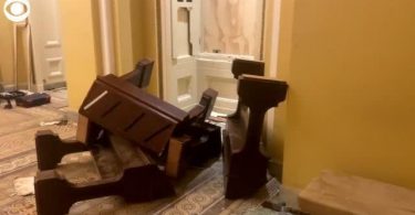 WATCH: Video shows damage inside U.S. Capitol |