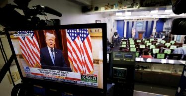 In farewell address, Trump wishes luck to next administration without mentioning Biden